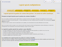 Tablet Screenshot of beelog.fr
